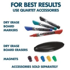 Quartet Porcelain Dry-Erase Whiteboard, Anodized Aluminum Frame, 4' X 8' (PPA408) -Prepa Furniture Shop sp56290041 s7