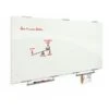 Best-Rite Visionary Magnetic Glass Dry Erase Whiteboard With Exo Tray System, 47.24" X 94.49", White (83846-2X576)