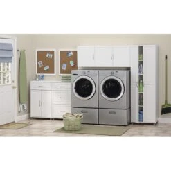 SystemBuild Kendall 24" Utility Storage Cabinet, White (7362401PCOM) 8 SystemBuild Kendall 24" Utility Storage Cabinet, White (7362401PCOM) -Prepa Furniture Shop sp60784533 s7