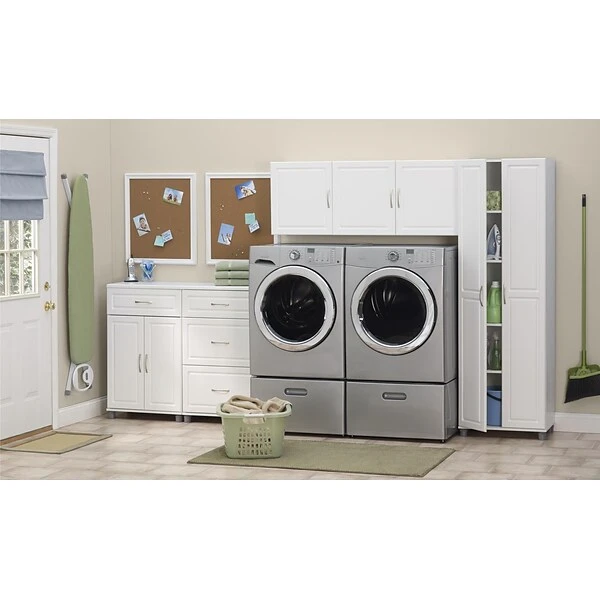 SystemBuild Kendall 24" Utility Storage Cabinet, White (7362401PCOM) 3 SystemBuild Kendall 24" Utility Storage Cabinet, White (7362401PCOM) - Image 3