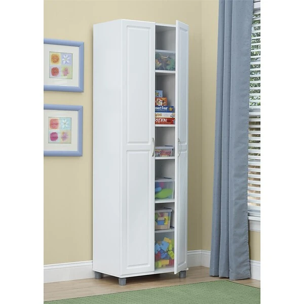 SystemBuild Kendall 24" Utility Storage Cabinet, White (7362401PCOM) 1 SystemBuild Kendall 24" Utility Storage Cabinet, White (7362401PCOM)