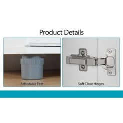 SystemBuild Kendall 36" 2 Door/2 Drawer Storage Cabinet, White (7364401PCOM) 10 SystemBuild Kendall 36" 2 Door/2 Drawer Storage Cabinet, White (7364401PCOM) -Prepa Furniture Shop sp60784593 s7