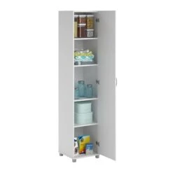 SystemBuild Kendall 16" Utility Storage Cabinet, White (7360401PCOM)