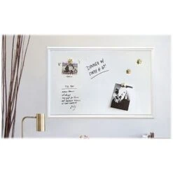 U Brands Magnetic Dry-Erase Whiteboard, Fiberboard Frame, 4' X 3' (2915U00-01)