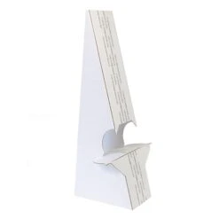 Lineco Self-Stick Double Wing Easel Backs, Size 9", White, Pack Of 25 (L328-1237)