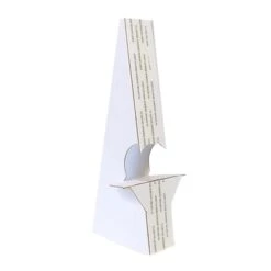 Lineco Self-Stick Double Wing Easel Backs, Size 7", White, Pack Of 25 (L328-1236)