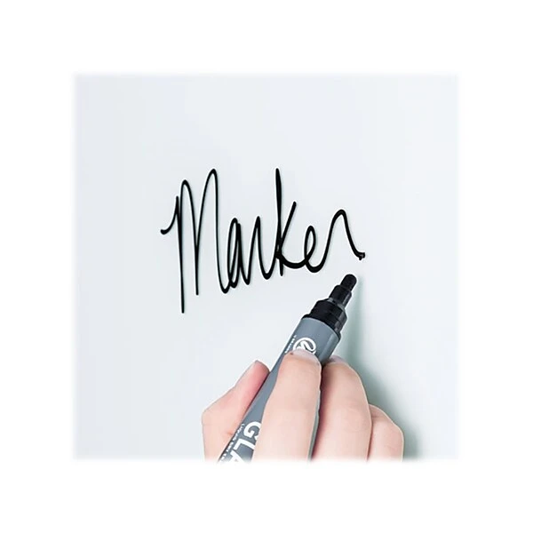 U Brands Glass Dry-Erase Whiteboard, 4' X 3' (3972U00-01) 2 U Brands Glass Dry-Erase Whiteboard, 4' X 3' (3972U00-01) - Image 2