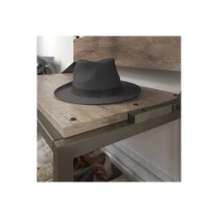 Bush Furniture Refinery 20.71" Shoe Storage Bench, Rustic Gray/Charred Brown (RFS232RG-03) -Prepa Furniture Shop sp63969876 s7