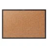 Quartet Classic Cork Bulletin Board, Black Aluminum Frame, 4'H X 8'W (2308B)