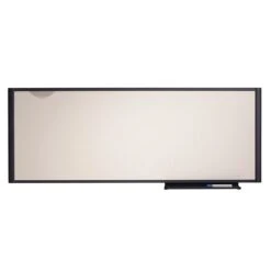 Quartet® Prestige® Total Erase® Cubicle Whiteboard, Graphite Frame, 4'W X 1 1/2'H (WM4818)