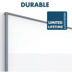 Silhouette™ Porcelain Dry Erase Whiteboard, Charcoal Aluminum Frame, 39"x22" (CP3922C) -Prepa Furniture Shop sp66805207 s7