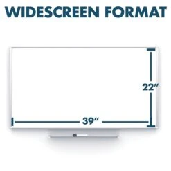 Silhouette™ Total Erase® Dry-Erase Whiteboard, Silver Aluminum Frame, 74"x42" (C7442) -Prepa Furniture Shop sp66805271 s7