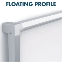 Silhouette™ Porcelain Dry Erase Whiteboard, Silver Aluminum Frame, 39"x22" (CP3922) -Prepa Furniture Shop sp66805531 s7