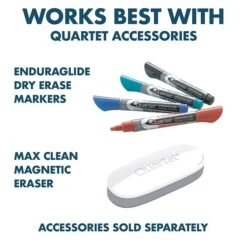 Silhouette™ Porcelain Dry Erase Whiteboard, Silver Aluminum Frame, 39"x22" (CP3922) -Prepa Furniture Shop sp66805533 s7