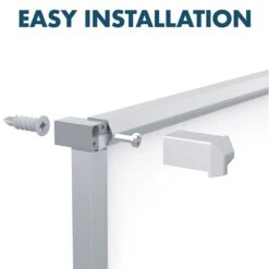 Silhouette™ Porcelain Dry Erase Whiteboard, Silver Aluminum Frame, 39"x22" (CP3922) -Prepa Furniture Shop sp66805535 s7