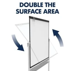 Quartet Prestige 2 Magnetic Mobile Presentation Whiteboard Easel, 6' X 4' (ECM64P2) -Prepa Furniture Shop sp66807397 s7