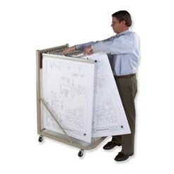 Brookside Design Heavy Duty Mobile Rack With 12 Pivot Hangers, Sand Beige (MRWH) -Prepa Furniture Shop sp69185399 s7