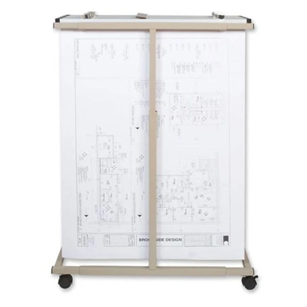 Brookside Design Metal Mobile File Cart With Lockable Wheels, Sand Beige (MVPC) 2 Brookside Design Metal Mobile File Cart With Lockable Wheels, Sand Beige (MVPC) - Image 2