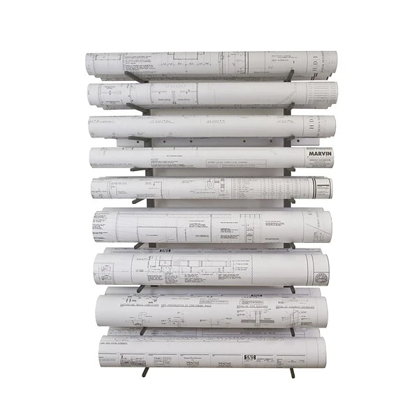 Brookside Design Vis-i-Rack 44"H High Capacity Blueprint Storage, Textured Black (VRW85) 1 Brookside Design Vis-i-Rack 44"H High Capacity Blueprint Storage, Textured Black (VRW85)