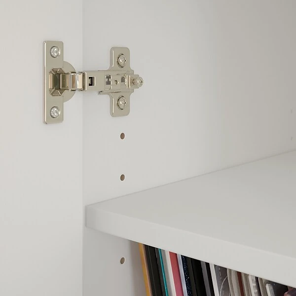 Kathy Ireland® Home By Bush Furniture Voss 31.75" Storage Cabinet With 1 Shelf, Cotton White/Serene Cherry (OSS129WC2-03) 6 Kathy Ireland® Home By Bush Furniture Voss 31.75" Storage Cabinet With 1 Shelf, Cotton White/Serene Cherry (OSS129WC2-03) - Image 6