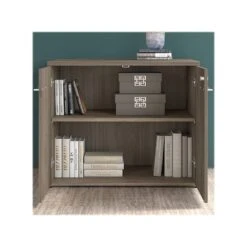 Bush Business Furniture Office 500 70" Storage Cabinet With 4 Shelves, Modern Hickory (OF5008MHSU) -Prepa Furniture Shop sp81507158 s7