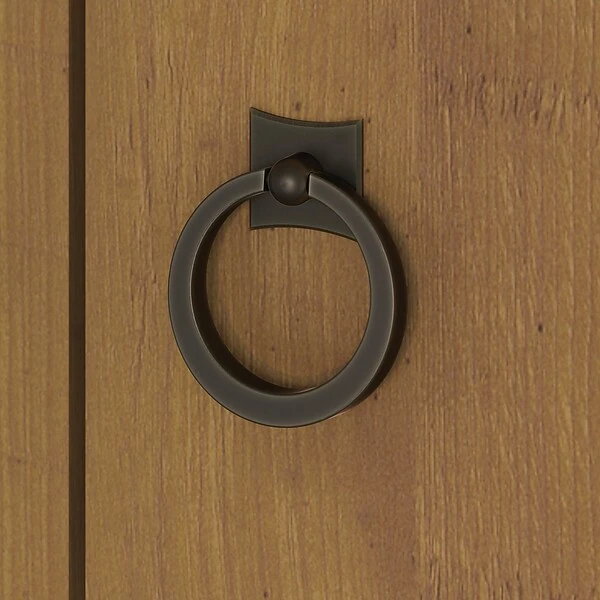 Kathy Ireland® Home By Bush Furniture Ironworks 42"H Storage Cabinet With Doors, Vintage Golden Pine (KI50109-03) 6 Kathy Ireland® Home By Bush Furniture Ironworks 42"H Storage Cabinet With Doors, Vintage Golden Pine (KI50109-03) - Image 6