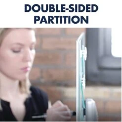 Quartet Magnetic Desktop Glass Dry-Erase Panel, White, 17" X 23" (GDP1723W) -Prepa Furniture Shop sp89844849 s7