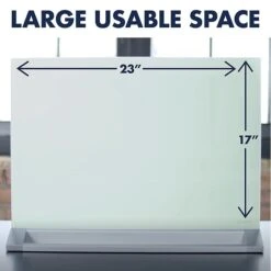 Quartet Magnetic Desktop Glass Dry-Erase Panel, White, 17" X 23" (GDP1723W) -Prepa Furniture Shop sp89844916 s7