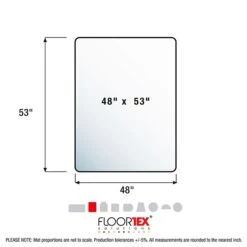 Floortex® Ultimat® 48" X 53" Rectangular Chair Mat For Hard Floors, Polycarbonate (1213419ER) 14 Floortex® Ultimat® 48" X 53" Rectangular Chair Mat For Hard Floors, Polycarbonate (1213419ER) -Prepa Furniture Shop sp89939723 s7