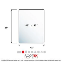 Floortex® Ecotex® 48" X 60" Rectangular Chair Mat For Carpets Up To 3/8", Enhanced Polymer (ECO114860EP) -Prepa Furniture Shop sp89940048 s7