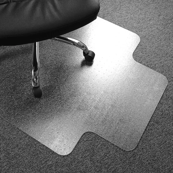 Floortex® Computex® Anti-Static 45" X 53" Rectangular With Lip Chair Mat For Carpets Up To 3/8", Vinyl (31341526LV) 1 Floortex® Computex® Anti-Static 45" X 53" Rectangular With Lip Chair Mat For Carpets Up To 3/8", Vinyl (31341526LV)