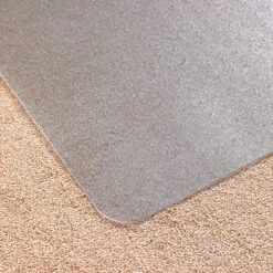 Floortex® Advantagemat® Anti-Microbial 48" X 60" Rectangular Chair Mat For Carpets Up To 3/8", Vinyl (AB1115026EV) -Prepa Furniture Shop sp89942799 s7