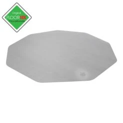 Floortex® 9Mat® 38" X 39" Nonagon Gaming E-Sport Chair Mat For Hard Floors, Polycarbonate (FC121001009R)