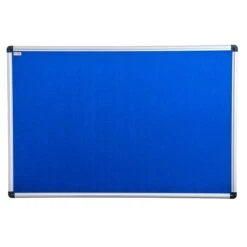 Floortex® Viztex® Fabric Bulletin Board, Aluminium Frame, 18" X 24" (FCVFBB2418A)