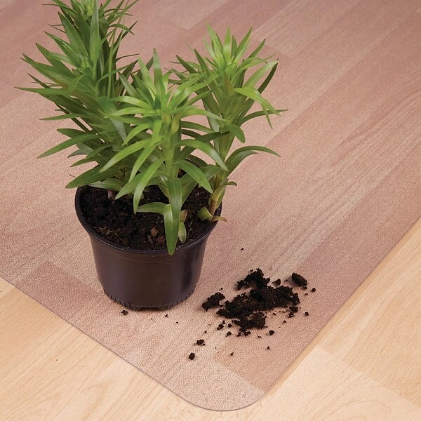 Floortex® Ecotex® 30" X 48" Rectangular Chair Mat For Hard Floors, Enhanced Polymer (FCECO123048EP) 2 Floortex® Ecotex® 30" X 48" Rectangular Chair Mat For Hard Floors, Enhanced Polymer (FCECO123048EP) - Image 2