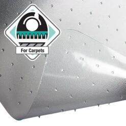 Floortex® Advantagemat® 36" X 48" Rectangular With Lip Chair Mat For Carpets Up To 1/4", Vinyl (119225LV) -Prepa Furniture Shop sp89944221 s7