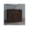 Bush Business Furniture Office 500 29.82" Storage Cabinet With 2 Shelves, Black Walnut (OFS136BWSU)