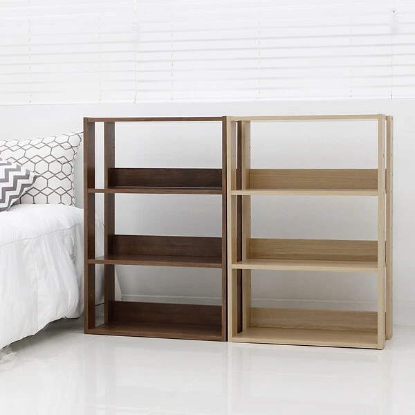 IRIS® Mado 3-Shelf Open Wood Shelving Unit, Light Brown (596228) 3 IRIS® Mado 3-Shelf Open Wood Shelving Unit, Light Brown (596228) - Image 3